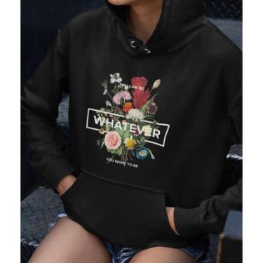 Imagem de Moletom Feminino Blusa De Frio Confortável Street War Estiloso Moderno