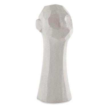 Imagem de Escultura Decorativa Rosto em Poliresina Off White 39x16cm - DROSSI