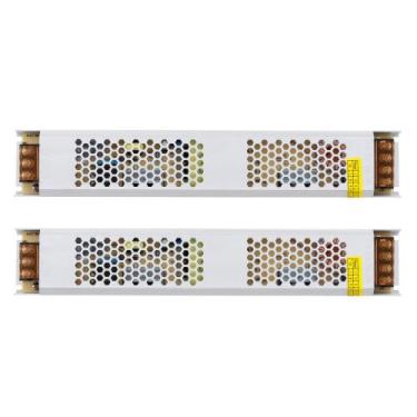 Imagem de Kit 2 Drivers Slim 20A 12V Até 200W Entrada Bivolt Ip20 Gaya