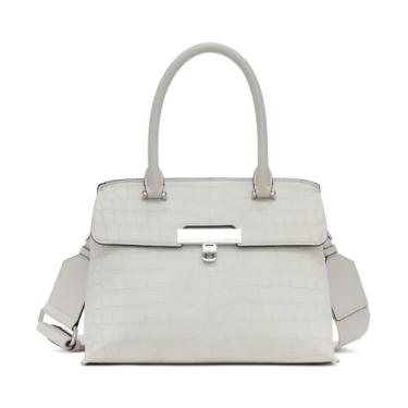 Imagem de Calvin Klein Bolsa tiracolo feminina Becky Mini – 2 em 1, Beach Pebble, tamanho único, Pedra de praia, One Size