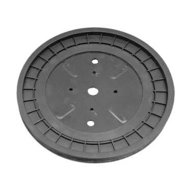 Imagem de kowaku Bicicletas de exercício Drive Belt Disc, Belt Bely Stationário, Proteção do disco de acionamento Turquilhável, ferramenta de treinamento Fitness Bike, Diâmetro 26cm