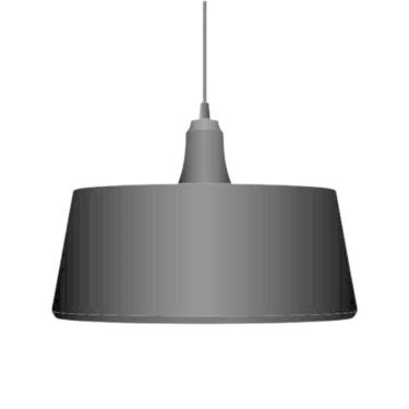 Imagem de Luminária Pendente De Mesa Retrolux Moderna Elegante Preto Preto