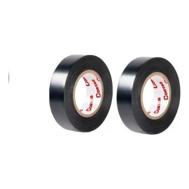 Imagem de Kit 2 Fita Isolante Profissional Cortag 18mm X 05m