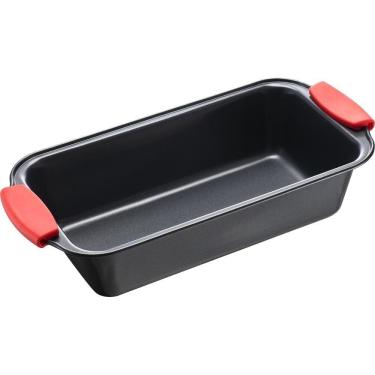 Imagem de Assadeira Aço e Silicone Retangular Cinza 24cm - A\CASA