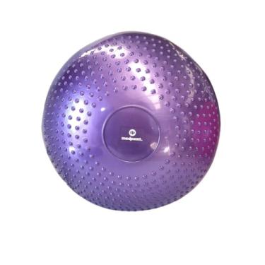 Imagem de Disco de Equilibrio Inflavel 34cm com Bomba Pilates Yoga Funcional Prancha Plataforma (Roxo)