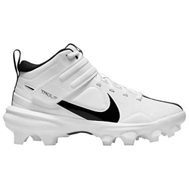 Imagem de Nike Chuteira de beisebol masculina Force Trout 7 Pro MCS, Branco/preto, 45