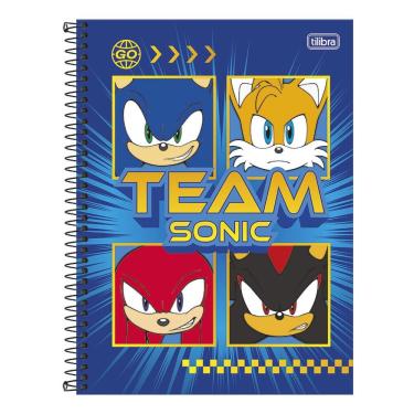 Imagem de Caderno Universitário Tilibra Sonic Espiral 1 Matéria 80 Folhas - Item Variado