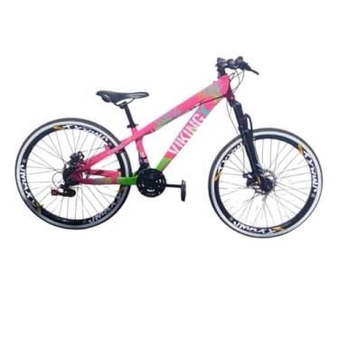 Imagem de Bicicleta Aro 26 Vikingx Tuff 25 Aluminio 24 Velocidades Pneu Slk fino