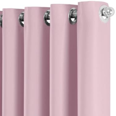 Imagem de Cortina Blackout em Tecido - De 2 até 5 metros de largura. Sala e quarto.(ROSA-4,00 X 2,70)
