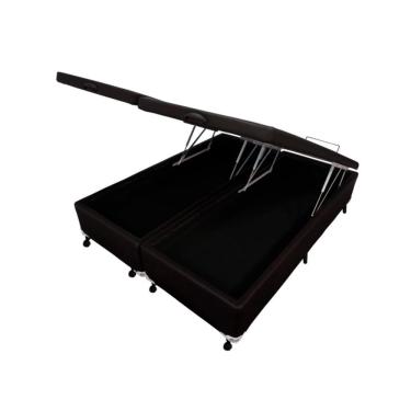 Imagem de Box Baú Castor King Preto 180x200x35cm