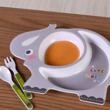 Imagem de Kit Alimentação Funny 3 Peças Bene Casa Elefante