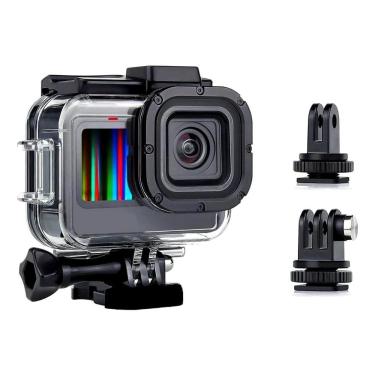 Imagem de Caixa Estanque Aberta + Entrada Sapata Câmeras Gopro 12-11-10-9