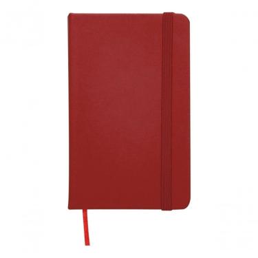 Imagem de Caderneta Tipo Moleskine Anotações 13x8 S Pauta Envio Rápido Cor Vermelho