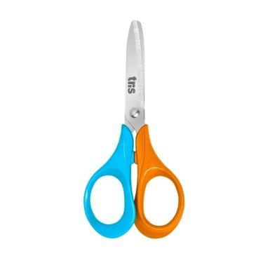 Imagem de Tesoura Escolar Class Duo 13cm Tris Laranja E Azul