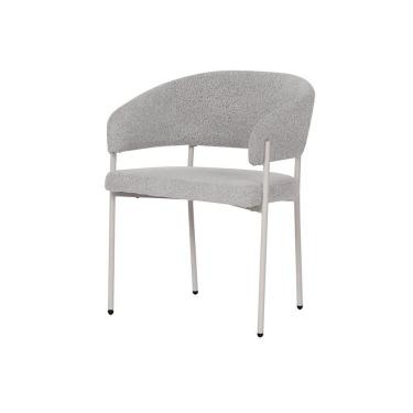 Imagem de Cadeira Bari Boucle 78cm X 58cm X 55cm Cinza