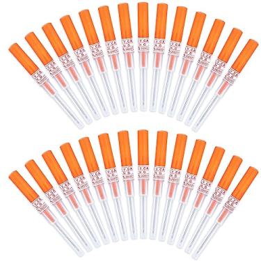 Imagem de Beautidots 50 Peças De Agulhas Piercing 14G 16G 18G 20G 22G Cateter Intravenoso Para Orelha, Nariz, Lábio, Língua, Barriga, Mamilo, Cartilagem, Piercings Descartáveis Aço Inoxidável, Ferramenta Corp