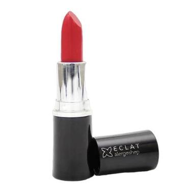 Imagem de Batom Cremoso Hipoalergênico Eclat Cor 10 Alergoshop 3,5g, Vermelho