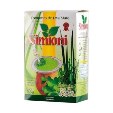 Imagem de Erva Mate Chimarrão SIMIONI COMPOSTA camomila cidreira 500g