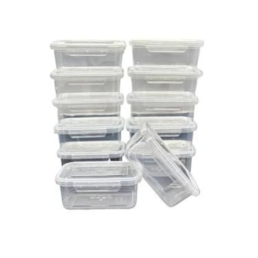 Imagem de Kit 10 Marmita Potes 800ml com Travas Alimentos organizadores de congelador