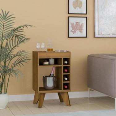 Imagem de Bar Aparador Tampo em Espelho Raccoon Pinho - CASA H