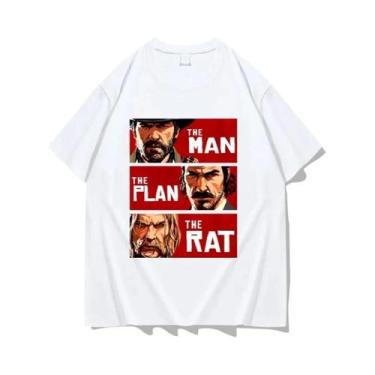 Imagem de Red Dead Redemption 2 Arthur Morgan GTA5 Grand Theft Auto Camiseta De 