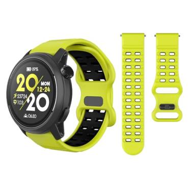 Imagem de OVERSTEP Pulseira de relógio para Coros Pace 3/Apex 2 Pro/Apex 46 mm, Garmin Venu 2/3/Forerunner 265/255-22 mm, pulseira esportiva à prova de suor masculina e feminina
