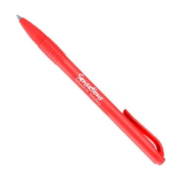 Imagem de Caneta Esferográfica Clic Perfumada 1.0mm Avulsa Newpen (Vermelho)