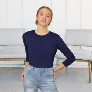 Imagem de Kit 5 Camiseta Básica infantil Menino e Menina Unisex Manga Longa 100%