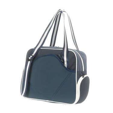 Imagem de Vaveren Bolsa para raquete de pickleball, bolsa para raquete de tênis com compartimento para sapatos, organizador portátil para esportes ao ar livre, Azul