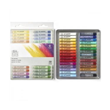 Imagem de Giz Pastel Oleoso Winsor & Newton 30 Cores