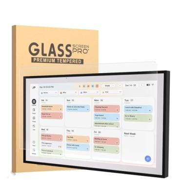 Imagem de UUONDO Protetor de tela de vidro temperado para calendário digital de claraboia de 15,6 polegadas, moldura digital de 15,6 polegadas, ultratransparente, 9H, antiimpressão digital