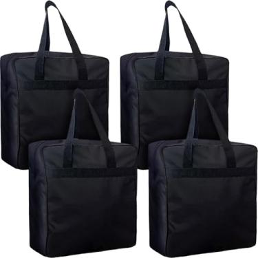 Imagem de Kit 4 Bolsas de Fardamento Uniforme Time Futebol Basquete Volei Quadra Bolas Costura Reforçada Nü Bag