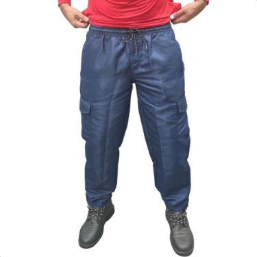 Imagem de Calça Cargo Tactel Masculina 5 Bolsos Trabalho Uniforme - Moda_Gaspar,