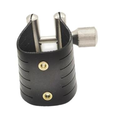 Imagem de Kokiya Fixador de abraçadeira para saxofone, substituição compacta e portátil, resistente e leve, fixador de abraçadeira profissional, Saxofone Soprano