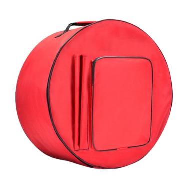 Imagem de Amagogo Bolsa para Caixa com Alça de Ombro, Bolsa para Armazenamento de Caixa, Acessórios para Instrumentos de Percussão, Vermelho, 43cmx20cm