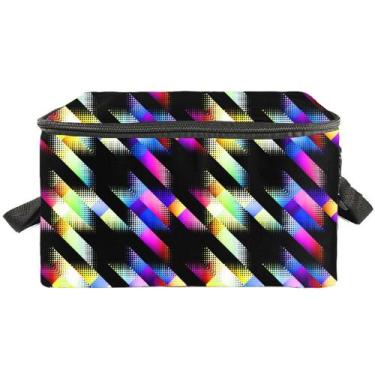 Imagem de Bolsa Térmica Impermeável 10Lt G BLT104 Preto/Colorido - Teisen - Teis