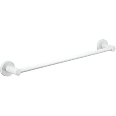 Imagem de Trilho De Barra De Toalha De Banho único, Toalheiro Branco Montado Na Parede, Suportes De Toalha Redondos Para Banheiro De Cozinha De Hardware, Montagem De Parafusos, 30cm-98cm Opcional, 90cm