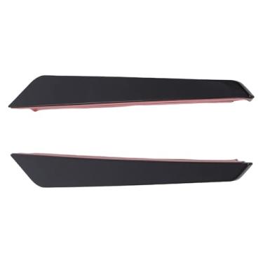 Imagem de Luocute 2 PCS PCS Fronteiro Spoiler Spoiler Lip Splitter Canto Tobo de Canto, Padrão de Fibra de Carbono, Aparência Esportiva Esquerda para o Impreza STI VA 2015-2021 (Preto brilhante)