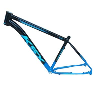 Imagem de Quadro KSX 100% Alumínio Liga 6061 Aro 29 Bicicleta Mountain Bike Cabeamento Interno Com Gancheira (AZUL C/PRETO (ADS AZUL), 17)