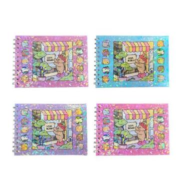Imagem de 4 Livro De Colorir Bobbie Goods De Capivara Capa Dura 50 Folhas 180g C