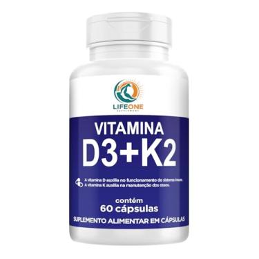 Imagem de Vitamina D3 K2 MK-7, 2000ui 60 Cápsulas - Life One