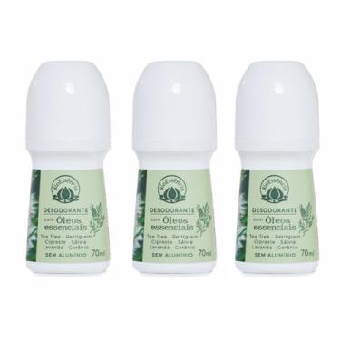 Imagem de Kit 3 Desodorantes Bioessência Rollon Natural 70ml cada