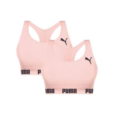 Imagem de Kit 2 Top Com Costas Nadador Sem Costura  Sem Bojo Modelo Esportivo Fi