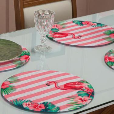 Imagem de Capa de Sousplat Avulso Sala Jantar 35cm Redondo Sem Base Mdf - Enxova