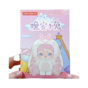 Imagem de Lucky Deer Nai Goodnight Bunny Plush Blind Box Fofo Brinquedo Moderno 