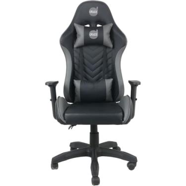 Imagem de Cadeira Gamer Elite Pro Dazz – Couro PU/Courino, Pistão Classe 4, Suporta até 150 kg, Braços 1D, Reclinável 130°, Almofadas Lombar e Pescoço, Base Nylon 50 mm