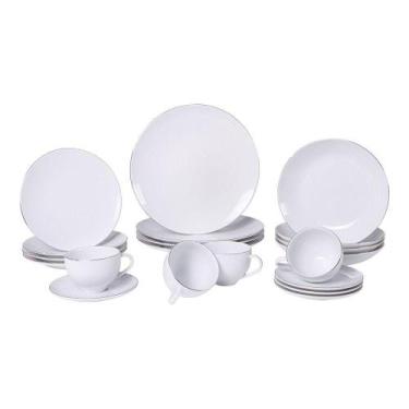 Imagem de Aparelho De Jantar Tramontina Atena Em Porcelana Decorada 20 Peças Jog