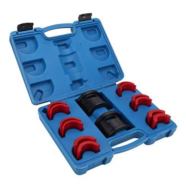 Imagem de lyrlody Ferramenta de Driver de Vedação do Garfo, 14 PCs Ajustáveis de 35 a 50mm Kit de óleo Vedações de óleo para Motocicleta Bike de Bicicleta Convencional