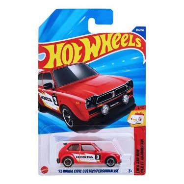 Imagem de Hot Wheels 73 Honda Civic Custom/Personnalise Vermelho