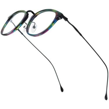 Imagem de VFDHN Armação de óculos de acetato de titânio para homens e mulheres (1)